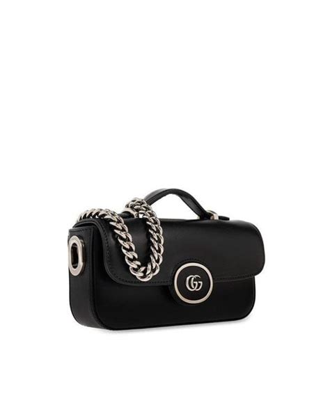 mini tracolla gucci|Gucci GG Emblem super mini shoulder bag.